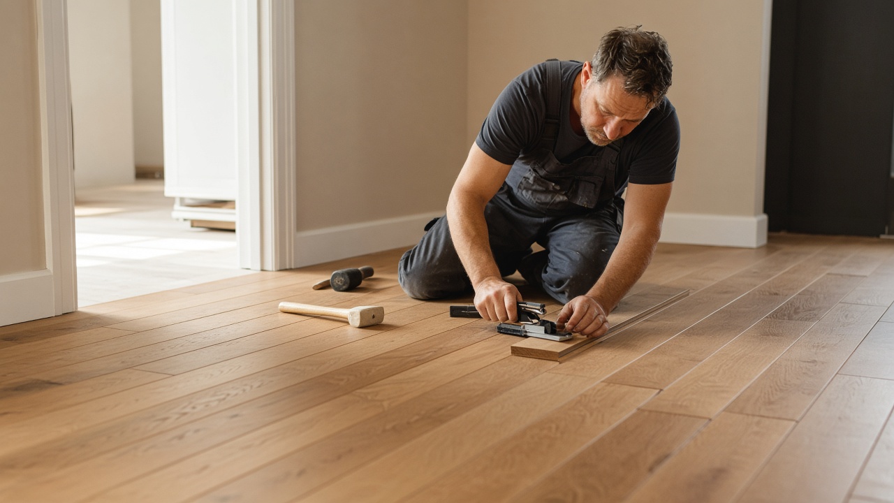 Hardwood floor repair